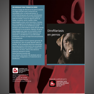Client Brochure: Heartworm Disease In Dogs (Spanish)